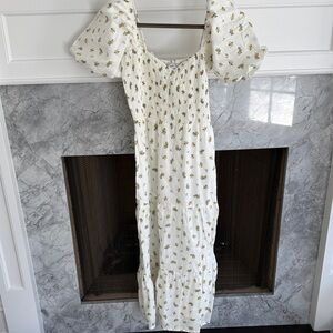 Faithful the Brand Floral Puff Sleeve Maxi Dress